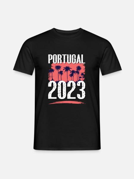Portugal 2023 - Männer T-Shirt - Schwarz