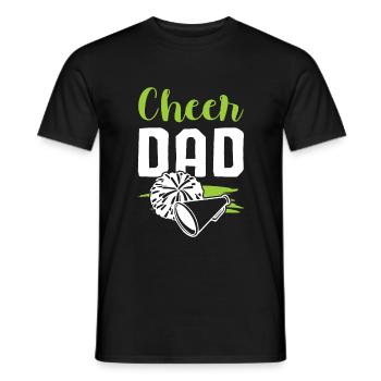cheerleader papa - Männer T-Shirt - Schwarz - Vorne - AI Model Male 178 light (178cm)