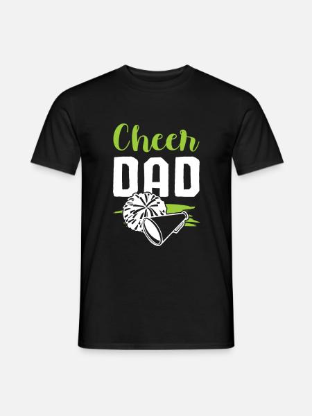 Cheerleader Dad - Men's T-Shirt - black