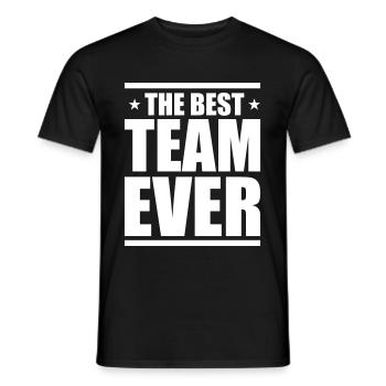 Best Team Ever - Men's T-Shirt - black - Front - AI Model Male 178 light (178cm)