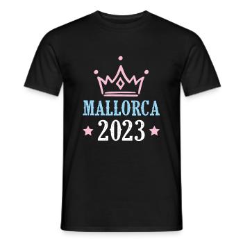 Majorque 2023 - T-shirt homme - noir - Devant - AI Model Male 178 light (178cm)