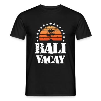 Tourisme Bali - T-shirt homme - noir - Devant - AI Model Male 178 light (178cm)