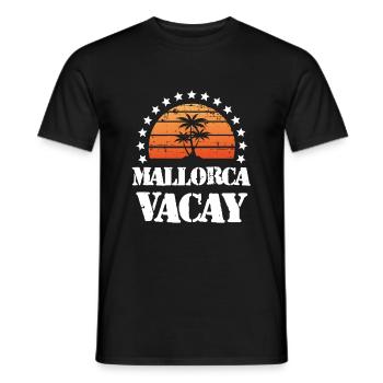Tourisme Majorque - T-shirt homme - noir - Devant - AI Model Male 178 light (178cm)