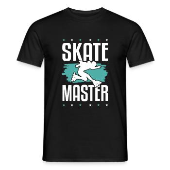 Maître de skate - T-shirt homme - noir - Devant - AI Model Male 178 light (178cm)