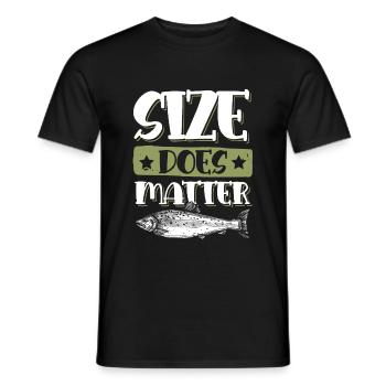 Pêcheurs à la ligne - T-shirt homme - noir - Devant - AI Model Male 178 light (178cm)