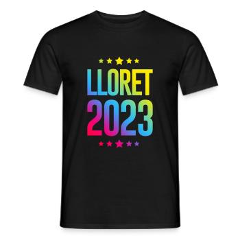 Lloret De Mar 2023 - Männer T-Shirt - Schwarz - Vorne - AI Model Male 178 light (178cm)