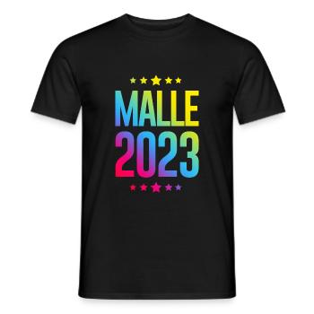 Malle 2023 - T-shirt homme - noir - Devant - AI Model Male 178 light (178cm)