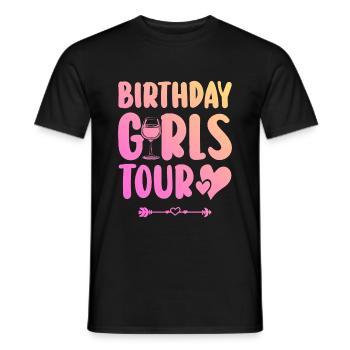 Birthday Party Team - Men's T-Shirt - black - Front - AI Model Male 178 light (178cm)