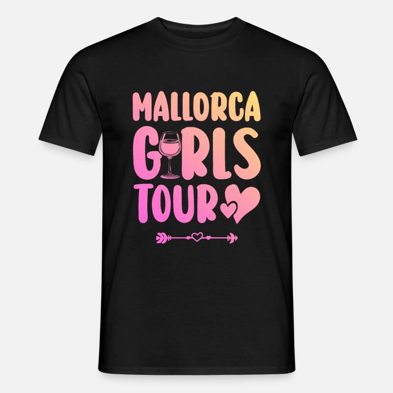 Mallorca Party Team - Männer T-Shirt - Schwarz