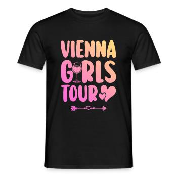 Vienna Party Team Wien - Men's T-Shirt - black - Front - AI Model Male 178 light (178cm)