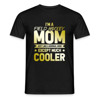 Feldhockey Mom - Männer T-Shirt - Schwarz - Vorne - AI Model Male 178 light (178cm)