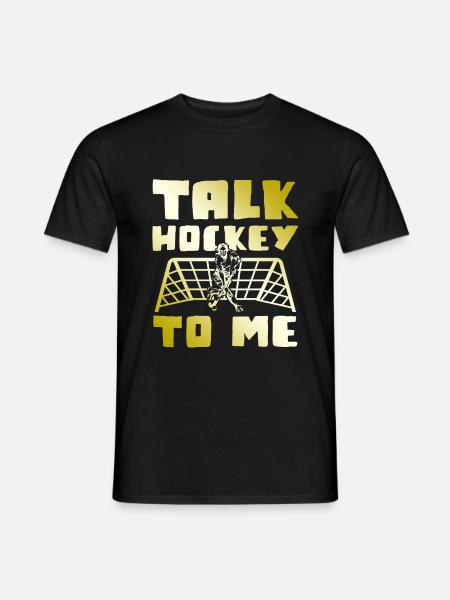 feldhockey sport - Männer T-Shirt - Schwarz