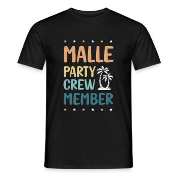 Équipage de Malle Party - T-shirt homme - noir - Devant - AI Model Male 178 light (178cm)