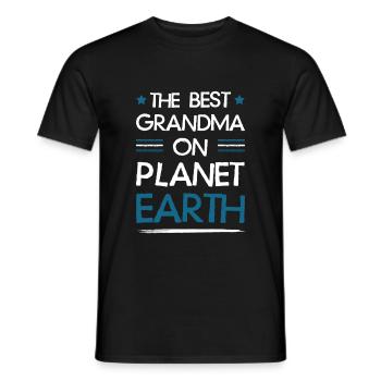 Beste Oma Spruch - Männer T-Shirt - Schwarz - Vorne - AI Model Male 178 light (178cm)