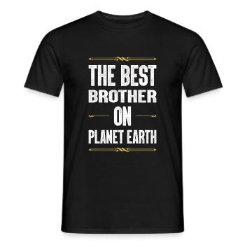 Bester Bruder Spruch - Männer T-Shirt - Schwarz - Vorne - AI Model Male 178 light (178cm)
