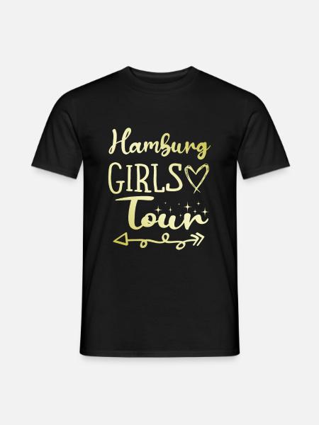 Hamburg Girls Tour - Men's T-Shirt - black