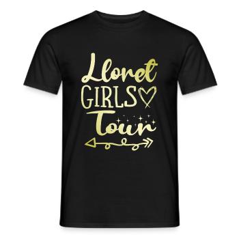 Lloret De Mar Girls Tour - Männer T-Shirt - Schwarz - Vorne - AI Model Male 178 light (178cm)