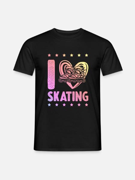 J’adore patiner - T-shirt homme - noir