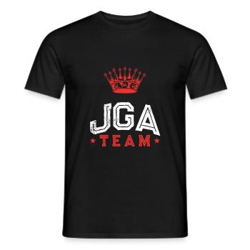 Jga Junggesellenabschied Team - Männer T-Shirt - Schwarz - Vorne - AI Model Male 178 light (178cm)