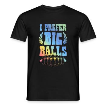 Big Balls Bowling - Männer T-Shirt - Schwarz - Vorne - AI Model Male 178 light (178cm)