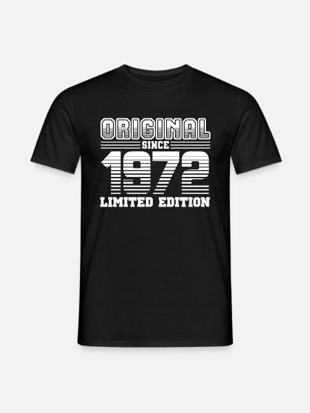 1972 - Men's T-Shirt - black