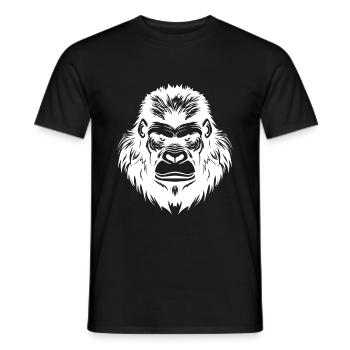 Symbole du gorille - T-shirt homme - noir - Devant - AI Model Male 178 light (178cm)