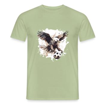 Équipe sportive de football d’Adler - T-shirt homme - vert sauge - Devant - AI Model Male 178 light (178cm)