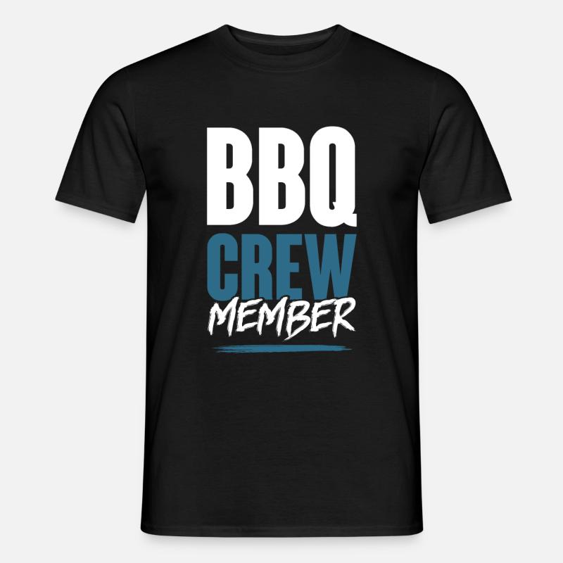 Bbq Crew - Männer T-Shirt - Schwarz