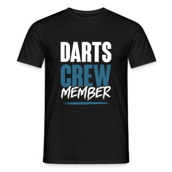 Équipe de fléchettes - T-shirt homme - noir - Devant - AI Model Male 178 light (178cm)
