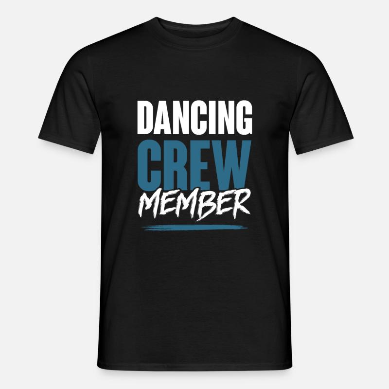 Dancing Crew - Männer T-Shirt - Schwarz