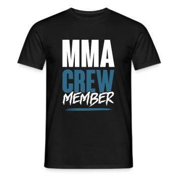 Mma Crew - Männer T-Shirt - Schwarz - Vorne - AI Model Male 178 light (178cm)