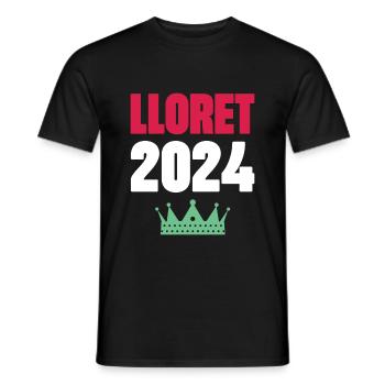 Jours fériés Lloret De Mar 2024 - T-shirt homme - noir - Devant - AI Model Male 178 light (178cm)