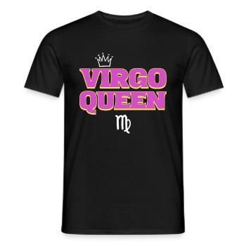 Virgo Queen Astrologen - Männer T-Shirt - Schwarz - Vorne - AI Model Male 178 light (178cm)