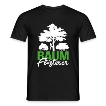 Tree Whisperer - Funny Ranger Forest Gift - Men's T-Shirt - black - Front - AI Model Male 178 light (178cm)