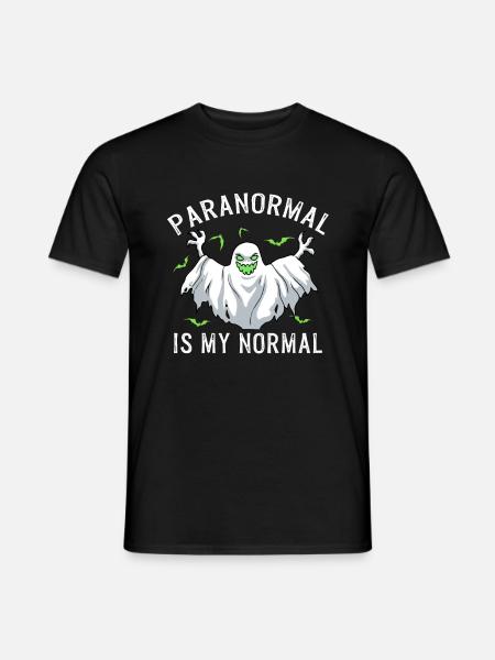 Paranormal est mon cadeau normal pour Halloween - T-shirt homme - noir