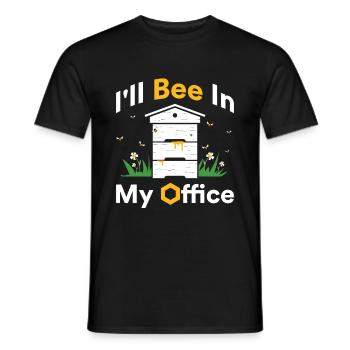 Apiculteur abeilles abeille miel cadeau - T-shirt homme - noir - Devant - AI Model Male 178 light (178cm)