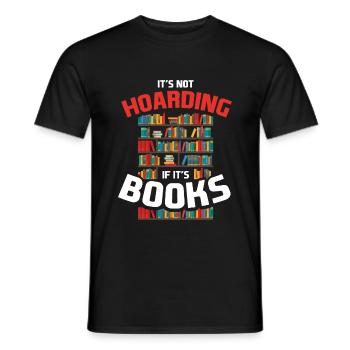 Read Book Books Reader Gift - Men's T-Shirt - black - Front - AI Model Male 178 light (178cm)