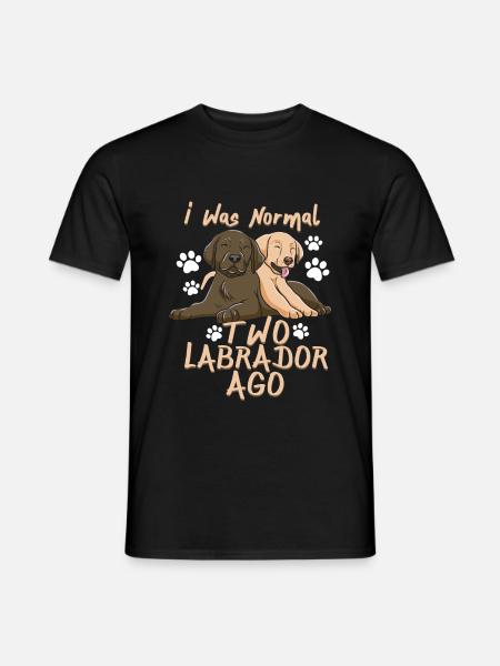 Chocolate Labrador Retriever Lab Dog Gift - Men's T-Shirt - black