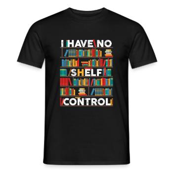 Lecture livre livres lecteur cadeau - T-shirt homme - noir - Devant - AI Model Male 178 light (178cm)