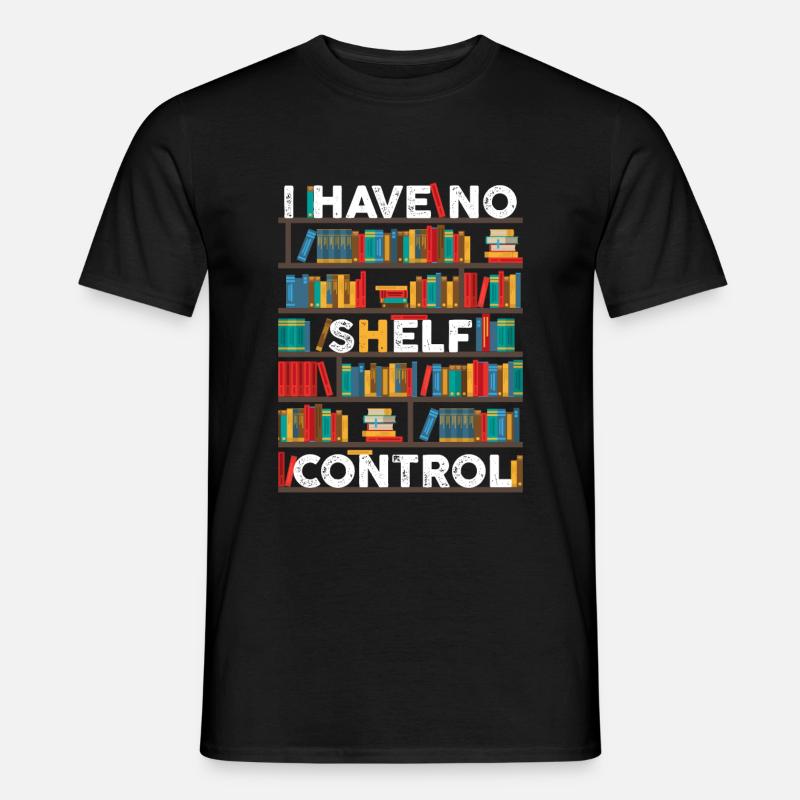 Lesen Buch Bücher Leser Geschenk - Männer T-Shirt - Schwarz