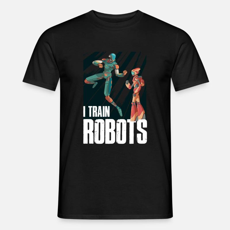 Robot Robot Robotics Robotics Gift - Men’s T-shirt - black