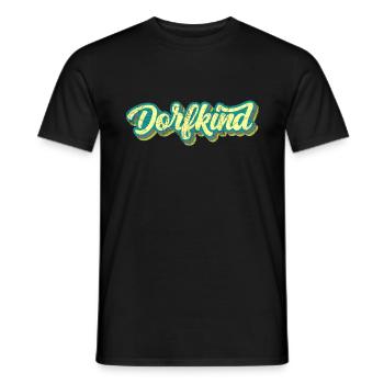 Dorfkind Dorf Dorfleben Kaff - Männer T-Shirt - Schwarz - Vorne - AI Model Male 178 light (178cm)
