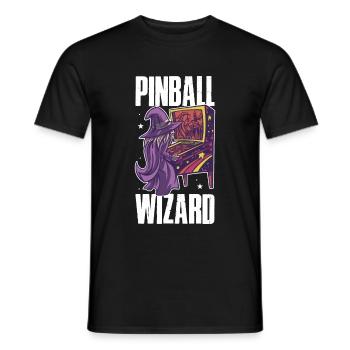 Pinball Wizard Retro Games Cadeau - T-shirt homme - noir - Devant - AI Model Male 178 light (178cm)