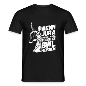 Anwalt Jurist Jura Richter Gesetz - Männer T-Shirt - Schwarz - Vorne - AI Model Male 178 light (178cm)