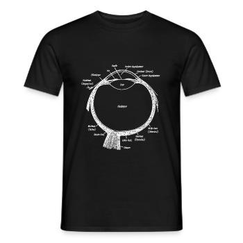 Augenoptiker Optiker Augenarzt - Männer T-Shirt - Schwarz - Vorne - AI Model Male 178 light (178cm)