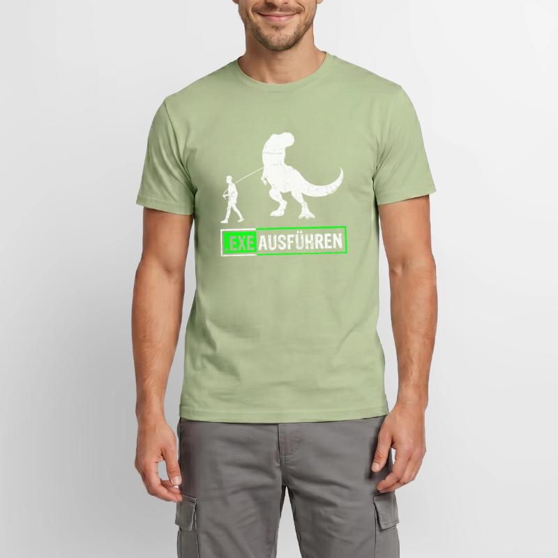 Admin Programmierer ITler Informatik Geschenk EXE Männer T-Shirt