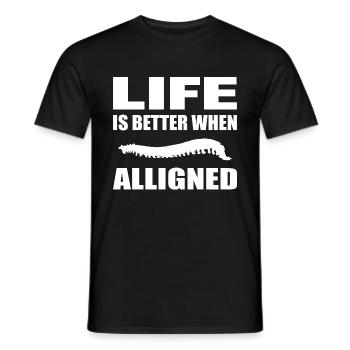 Lustiger Chiropraktiker Doktor der Chiropraktik - Männer T-Shirt - Schwarz - Vorne - AI Model Male 178 light (178cm)