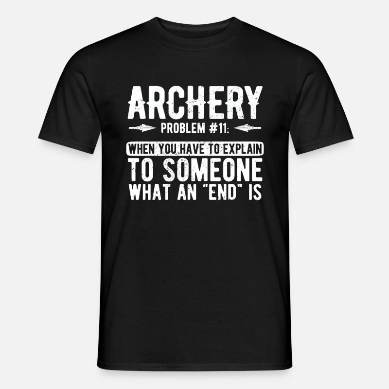 Bogenschießen Archery - Männer T-Shirt - Schwarz