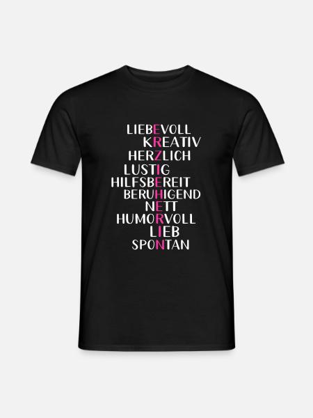 Erzieherin Kindergarten und Erziehung - Männer T-Shirt - Schwarz