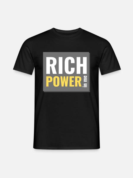 reiche Kraft in mir - Männer T-Shirt - Schwarz